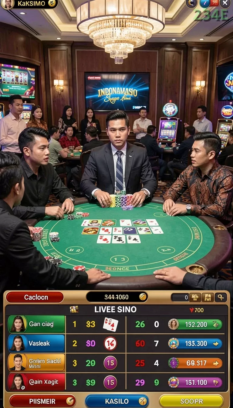 Cuplikan layar AJO89 — menu navigasi