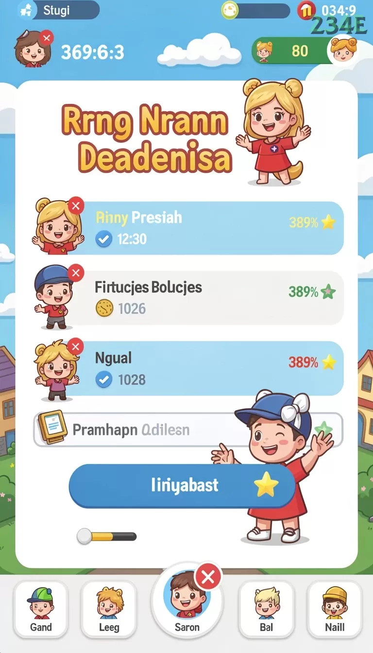 Cuplikan layar V98 — halaman utama